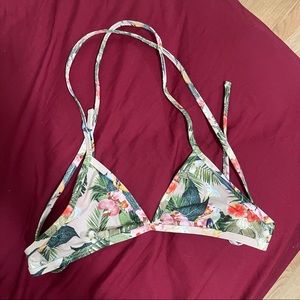 jolyn floral print bikini top